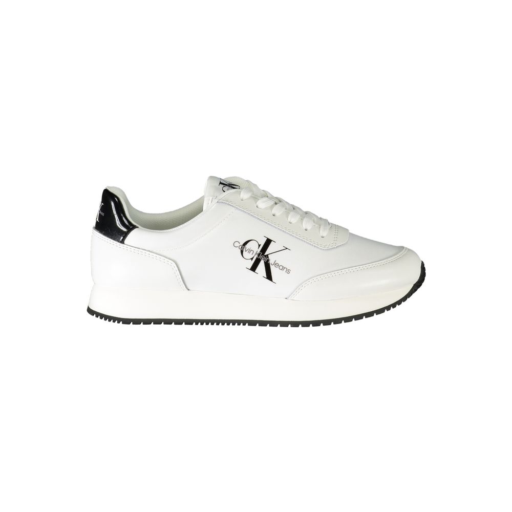 Calvin Klein White Polyester Sneaker