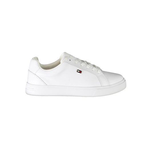 Tommy Hilfiger White Polyester Sneaker