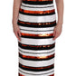 Dolce & Gabbana Sleeveless Striped Sheath Dress