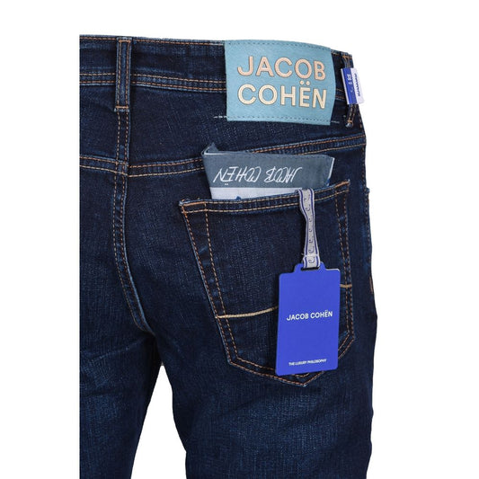 Jacob Cohen Blue Cotton Jeans & Pant