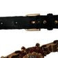 Dolce & Gabbana Gold Brass Sacred Heart Waist Belt