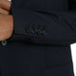 Dolce & Gabbana Dark Blue Wool Single Breasted Coat Blazer