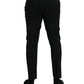 Dolce & Gabbana Black Wool SlimFit Dress Formal Pants