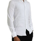 Dolce & Gabbana White Cotton Stretch Formal SICILIA Shirt