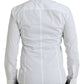 Dolce & Gabbana White Cotton Stretch Formal SICILIA Shirt