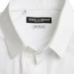 Dolce & Gabbana White Cotton Stretch Formal SICILIA Shirt