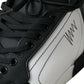 Dolce & Gabbana Black White Leather Miami High Top Sneakers Shoes