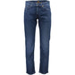 Hugo Boss Blue Cotton Jeans & Pant