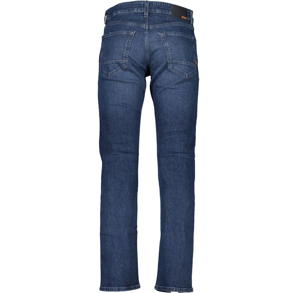 Hugo Boss Blue Cotton Jeans & Pant