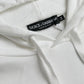 Dolce & Gabbana White Cotton Hooded Pullover Sweatshirt Sweater