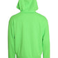 Dolce & Gabbana Neon Green Logo Full Zip Hooded Sweatshirt Sweater