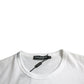 Dolce & Gabbana White Cotton Pocket Short Sleeves T-shirt