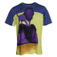 Dolce & Gabbana Multicolor Lion Print Round Neck T-shirt