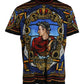 Dolce & Gabbana Multicolor Julius Caesar Cotton Crew Neck T-shirt