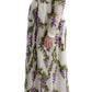 Dolce & Gabbana Elegant Maxi A-line Long Sleeve Dress