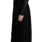 Dolce & Gabbana Elegant Black Sheath Long Sleeve Dress