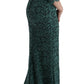 Dolce & Gabbana Elegant Green Crystal Embellished Sheath Dress