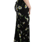 Dolce & Gabbana Sunflower Print Full Length Sheath Dress