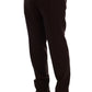 Dolce & Gabbana Elegant Slim Fit Formal Trousers in Purple