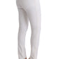 Ermanno Scervino Chic White Slim Fit Cotton Trousers