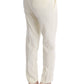 Ermanno Scervino Chic White Regular Fit Pants