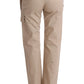 Ermanno Scervino Chic Beige Cropped Pants - Regular Fit Elegance