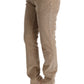 Ermanno Scervino Beige Regular Fit Luxe Trousers