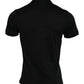 Dolce & Gabbana Black Logo Collared Short Sleeves Polo T-shirt