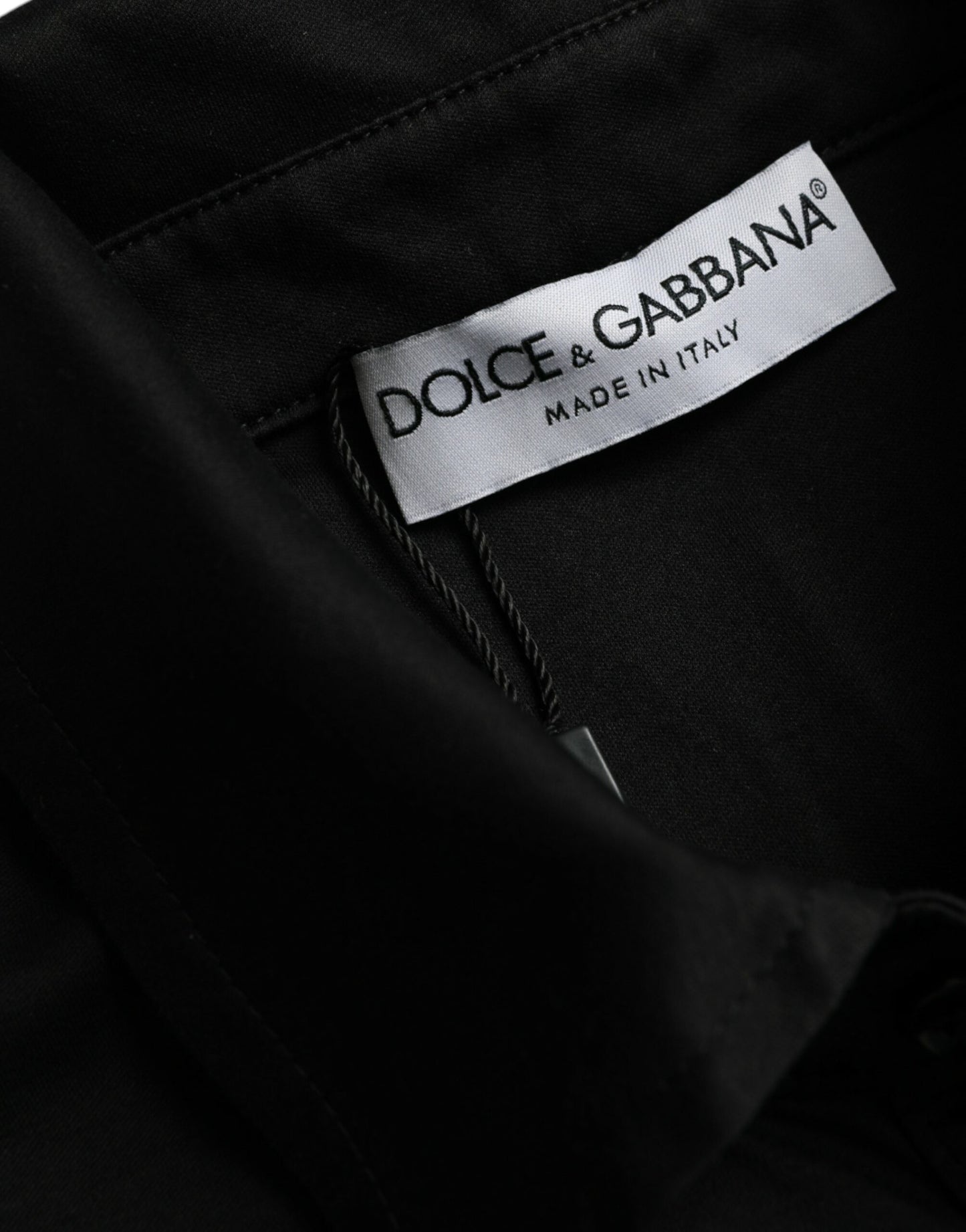 Dolce & Gabbana Black Logo Collared Short Sleeves Polo T-shirt