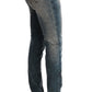 Cavalli Chic Blue Wash Slim Fit Jeans