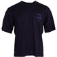 Dolce & Gabbana Purple Logo Patch Short Sleeve Cotton T-shirt