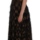 Dolce & Gabbana Elegant A-Line Full Length Sleeveless Dress