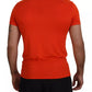 Dsquared² Orange Modal Short Sleeves Crewneck T-shirt