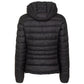 Fred Mello Chic Hooded Short Down Jacket in Black