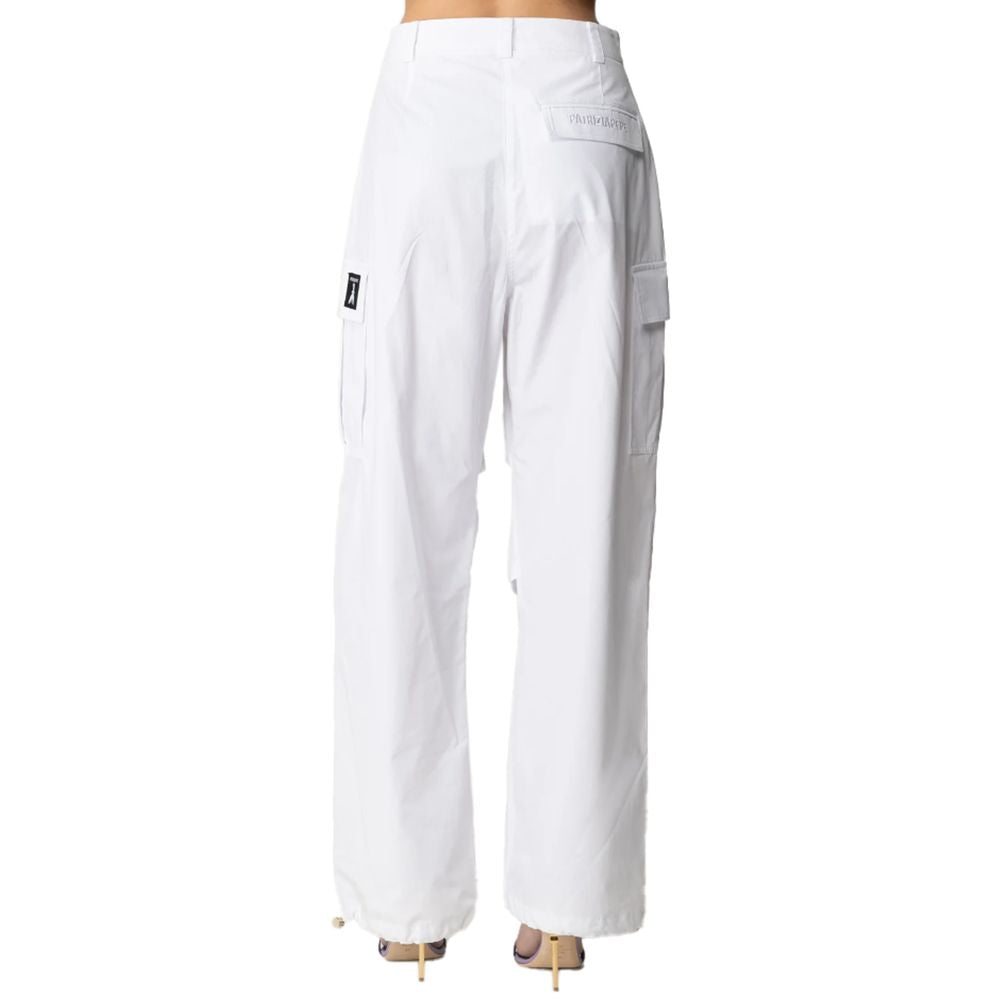 Patrizia Pepe White Cotton Jeans & Pant