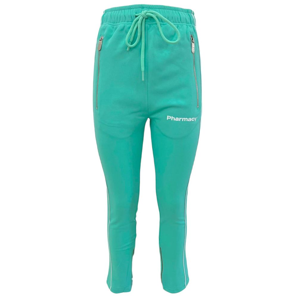 Pharmacy Industry Green Polyester Jeans & Pant