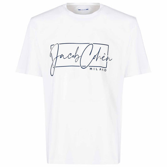 Jacob Cohen White Cotton T-Shirt