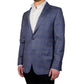 Made in Italy Blue Wool Vergine Blazer