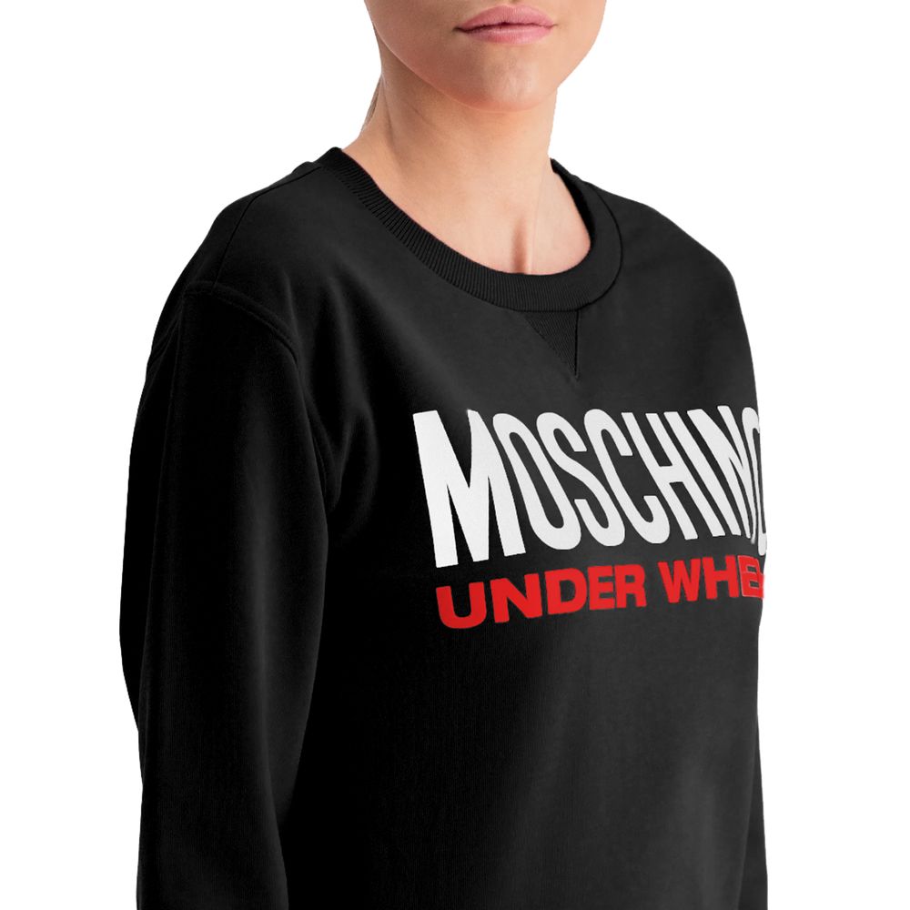 Moschino Black Cotton Sweater