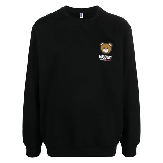 Moschino Black Cotton Sweater