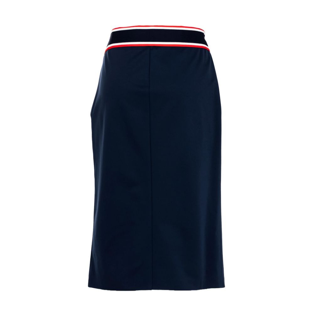 PINKO Blue Viscose Skirt