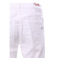 Dondup Chic White Stretch Cotton Bermuda Shorts