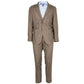 Made in Italy Beige Wool Vergine Suit