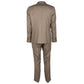 Made in Italy Beige Wool Vergine Suit