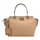 Baldinini Trend Chic Nude Textured Calfskin Handbag