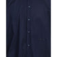 Aquascutum Elegant Blue Cotton Logo Shirt