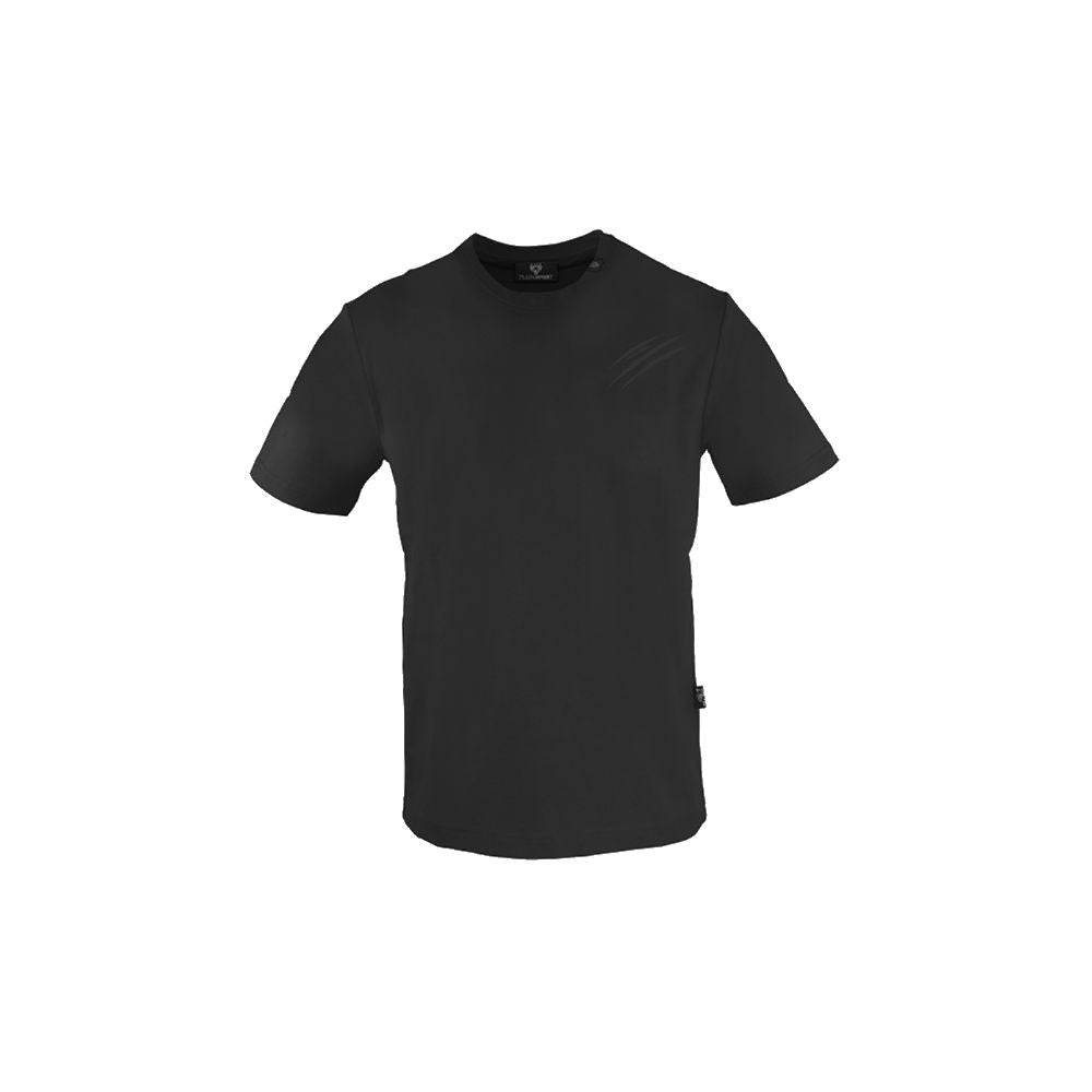 Plein Sport Sleek Cotton Tee with Signature Scratch Logo