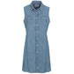 Fred Mello Sleeveless Denim Delight Dress