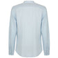 Fred Mello Chic Mandarin Collar Linen-Cotton Shirt