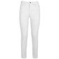 Fred Mello Chic White Cotton Blend Trousers for Women